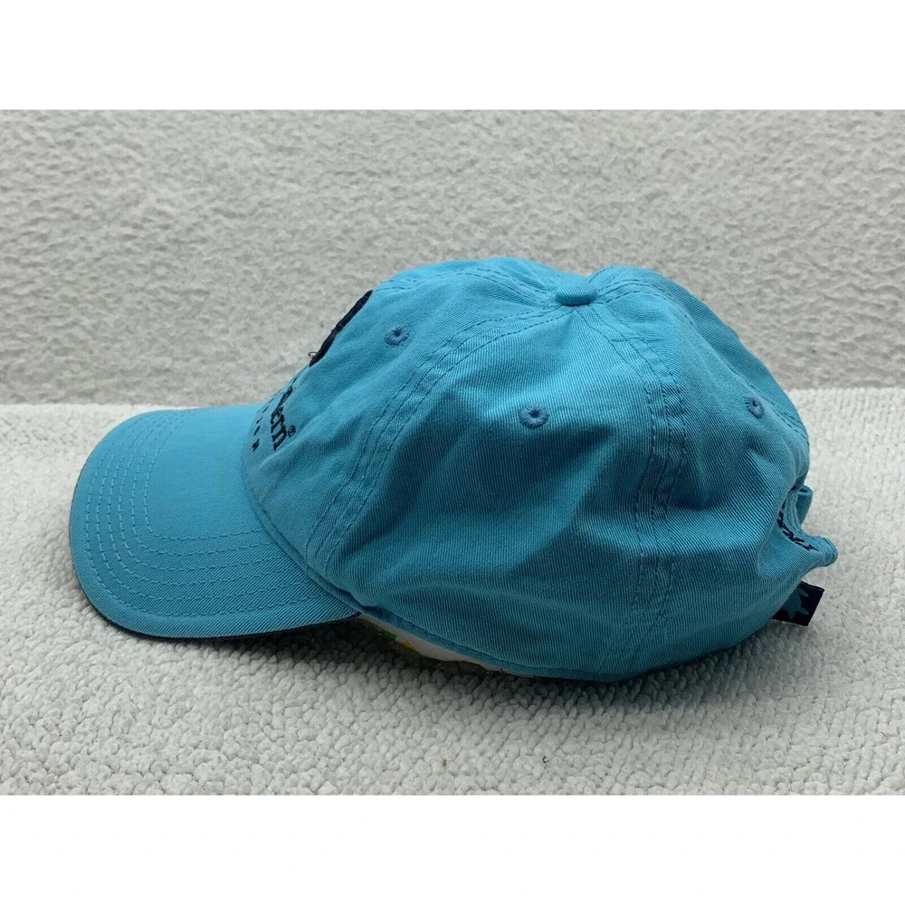 Simply Southern Baseball Hat Womens OSFA Strap Back Blue Preppy Classy Happy‎ - Picture 2 of 7
